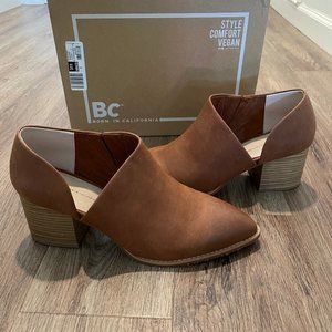 BC Footwear Make a Difference Tan Vegan Leather Size 9.5